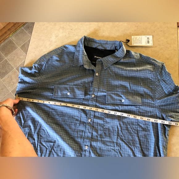 Prana men’s long sleeve button down shirt size xl - Picture 2 of 6